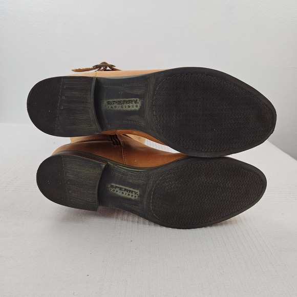 Sperry Tan Heeled Boots - Picture 10 of 12